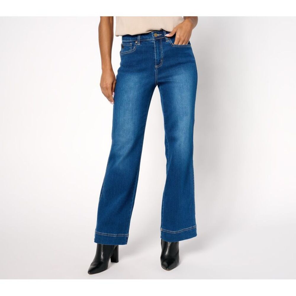 Belle by Kim Gravel Triple Luxe DenimFlare Jeans